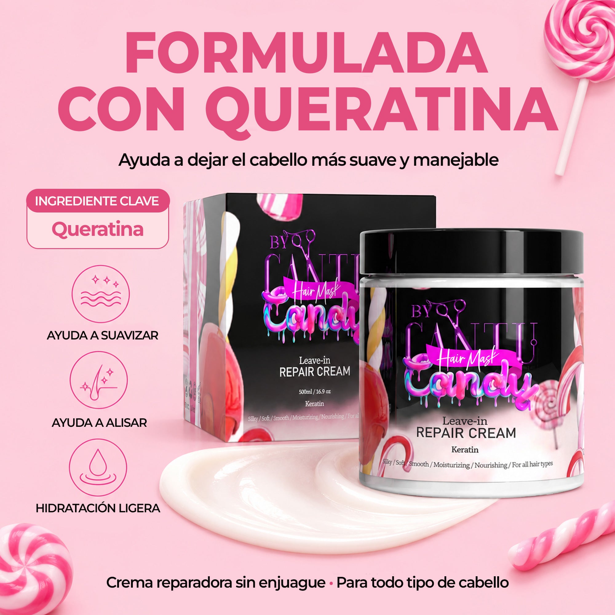 Candy Protective Masque – Hidratación profunda y reparación intensa