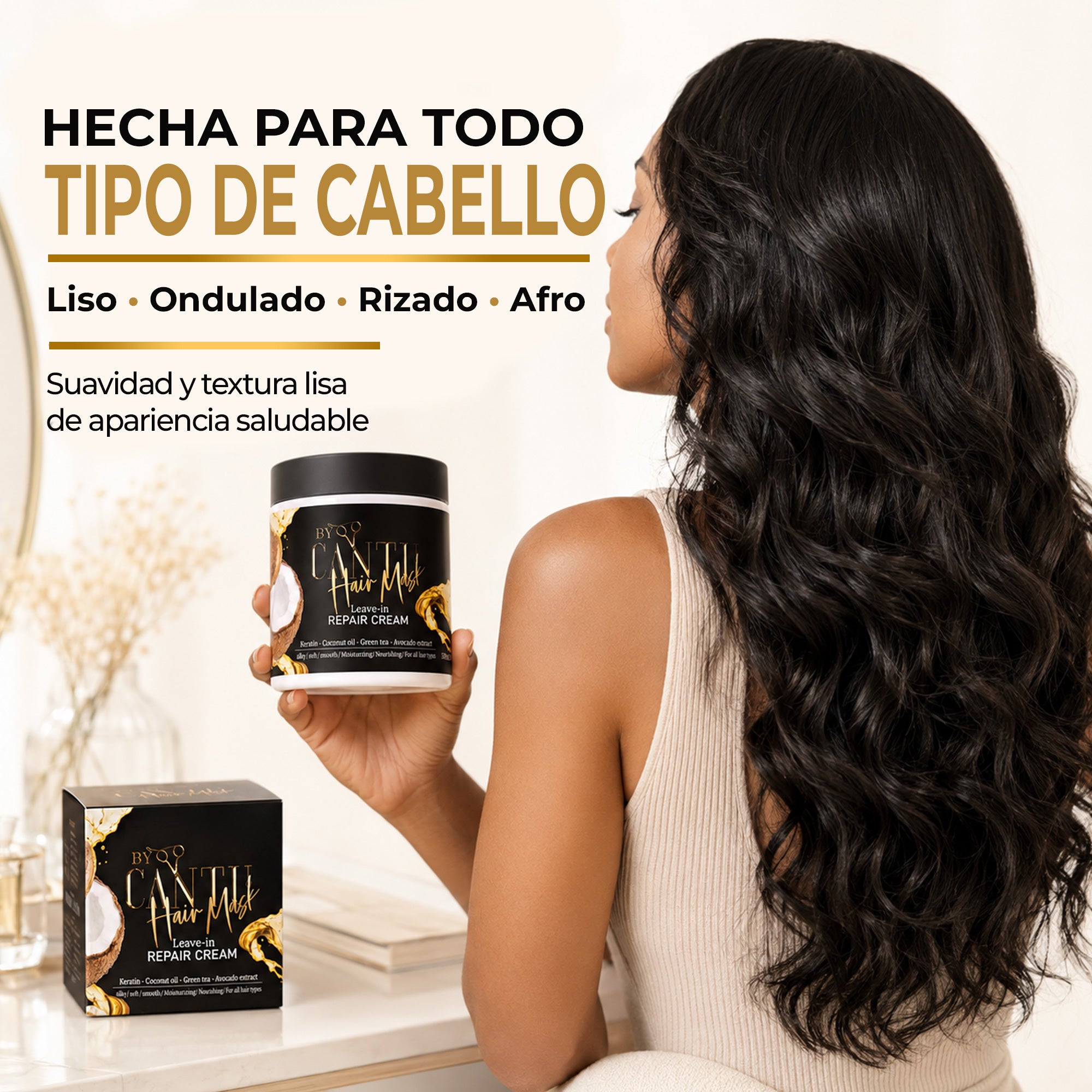 Hair Mask Leave-In Repair Cream – Intensive Hydration and Deep Repair for Dry and Damaged Hair