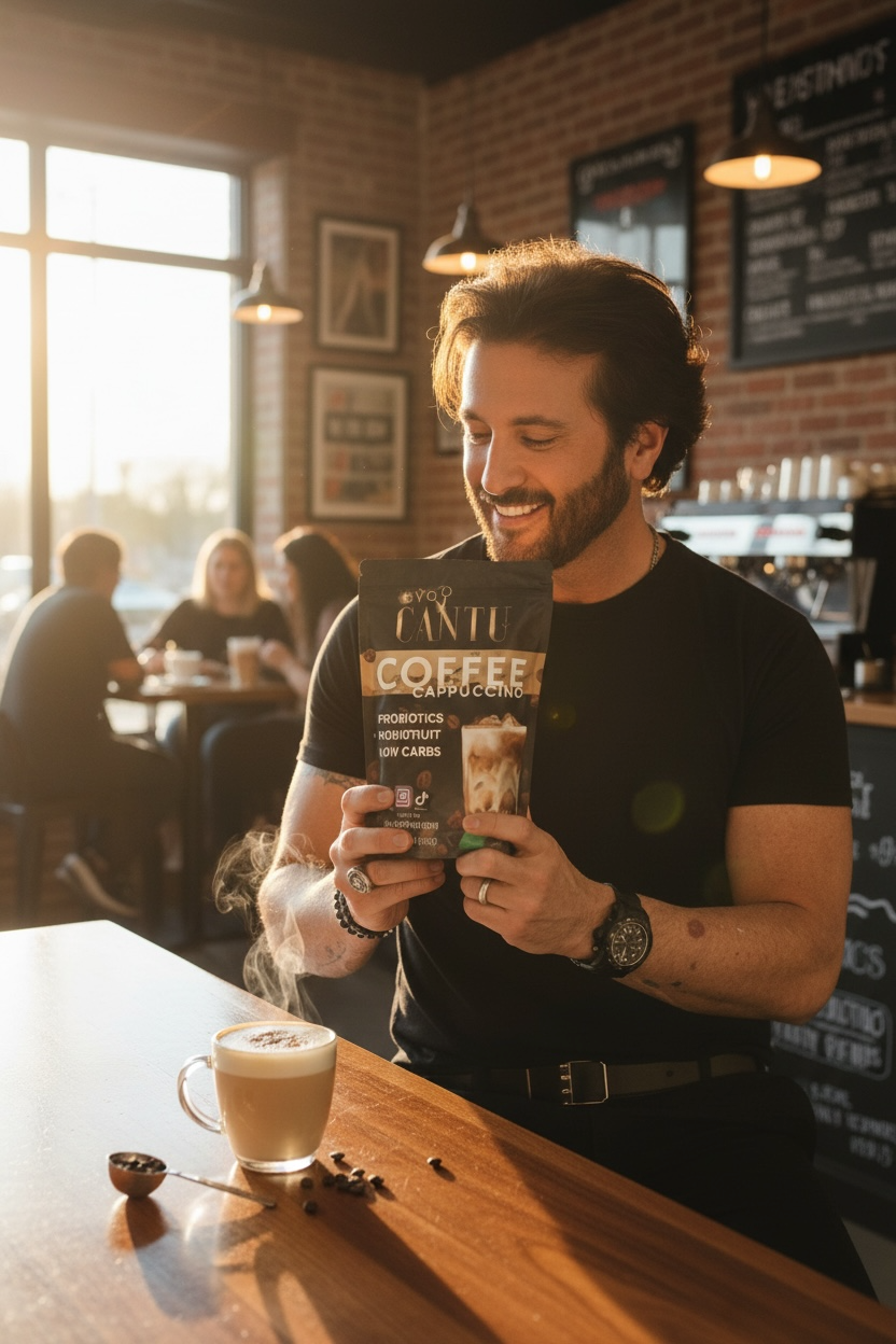 Coffee Cappuccino – Probiotic, Monk Fruit & Low Carb Blend