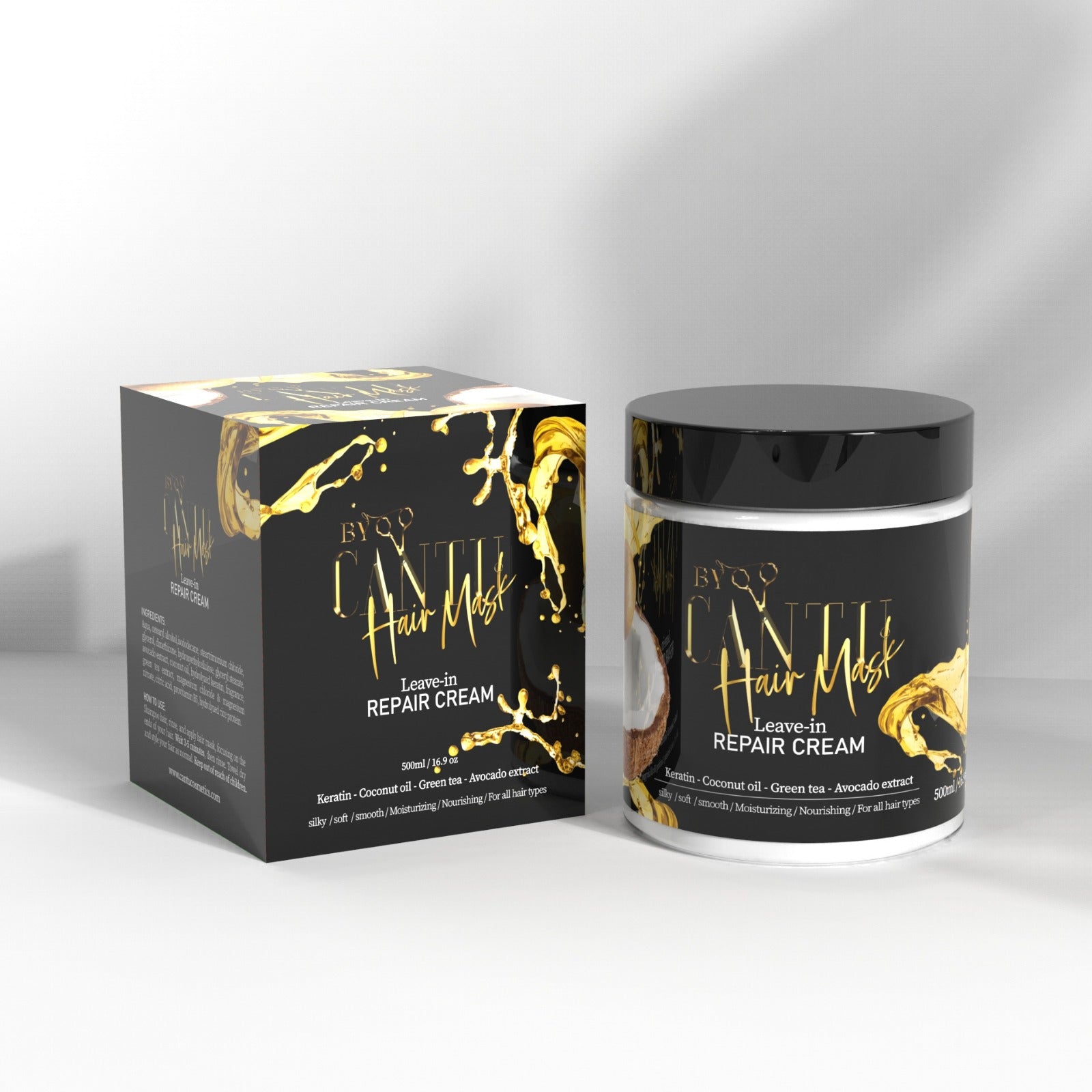 Hair Mask Leave-In Repair Cream – Intensive Hydration and Deep Repair for Dry and Damaged Hair