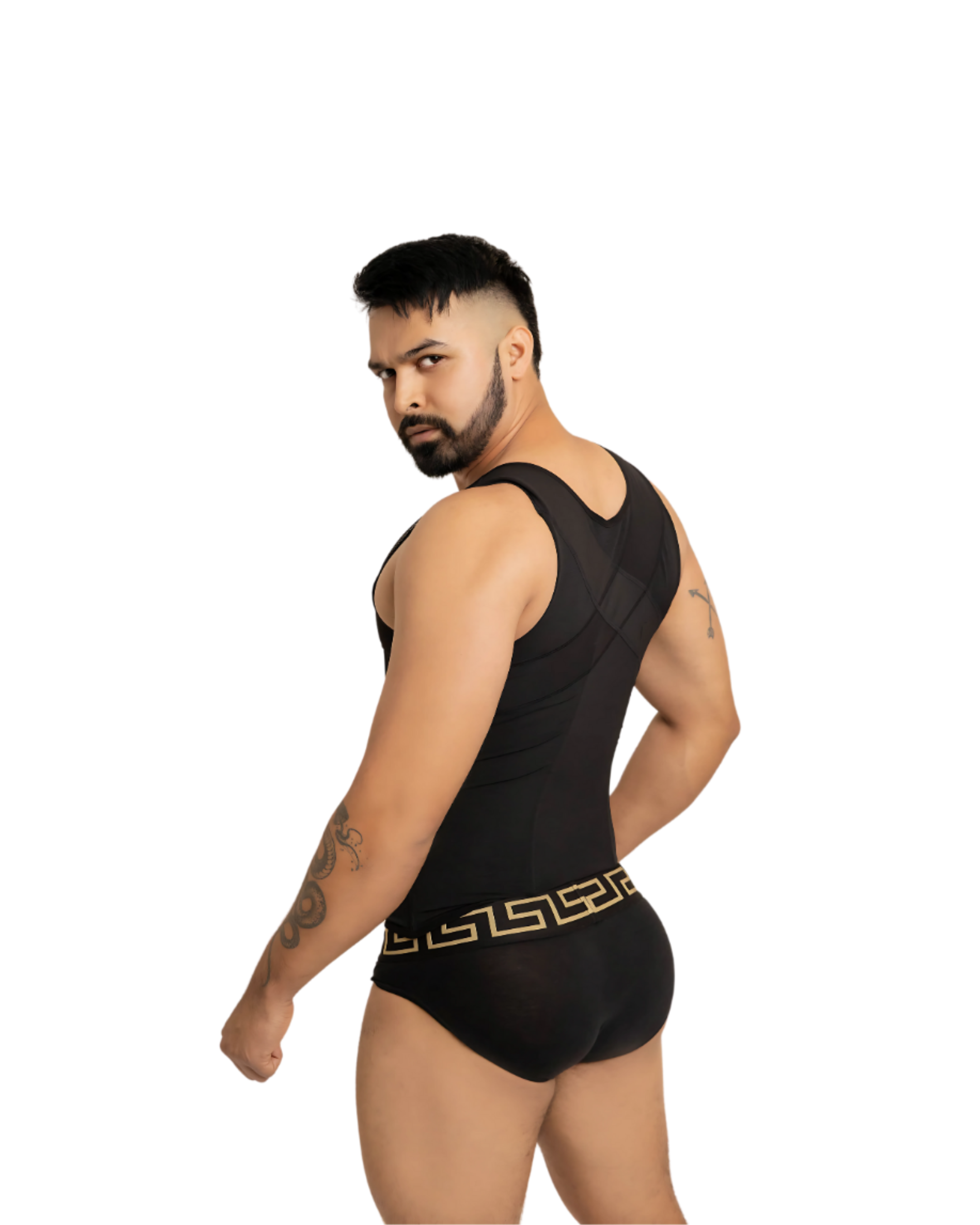 Faja Compresión Hombre By Cantu — detalle cierre