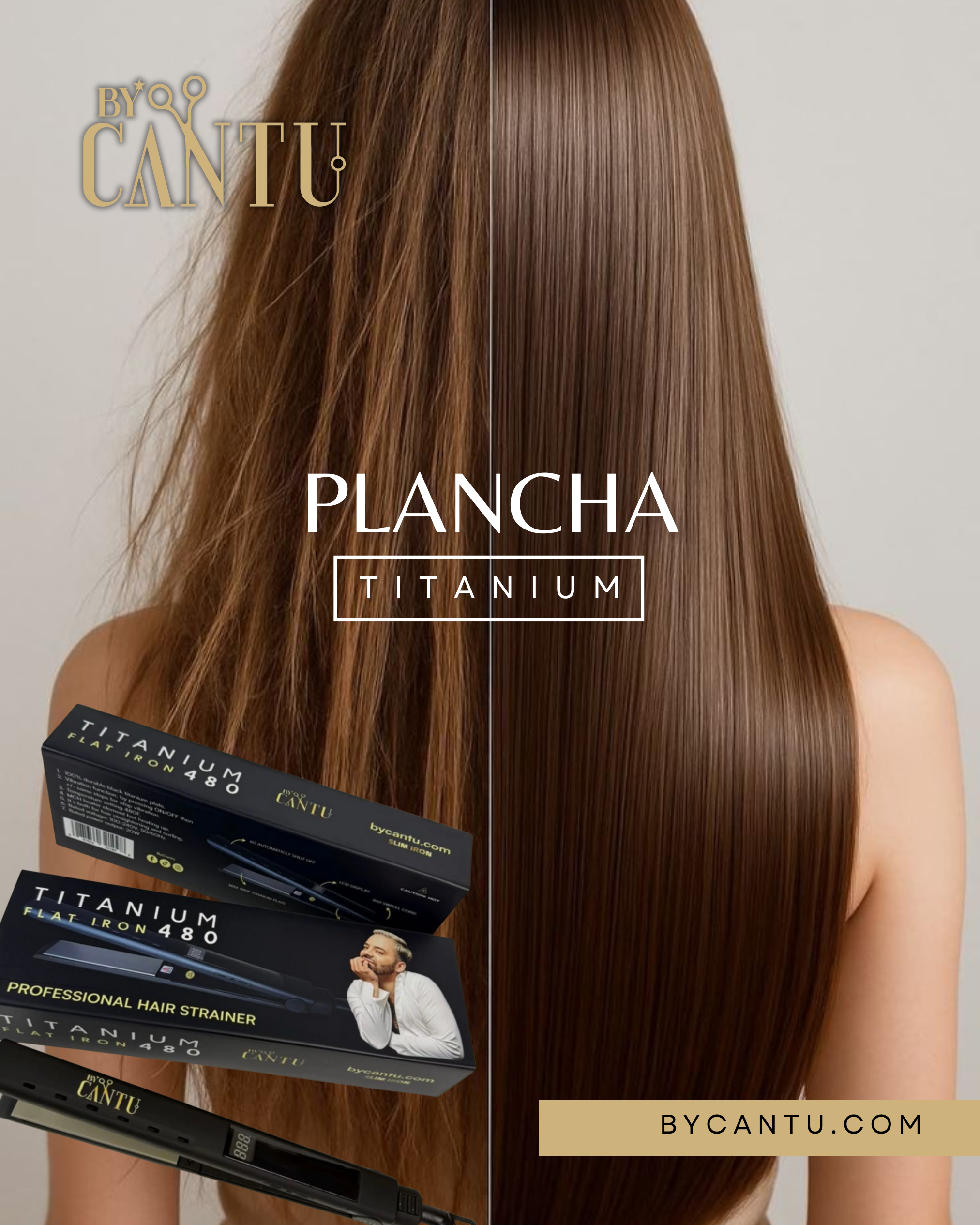 Plancha Titanium Flat Iron 480 Grande