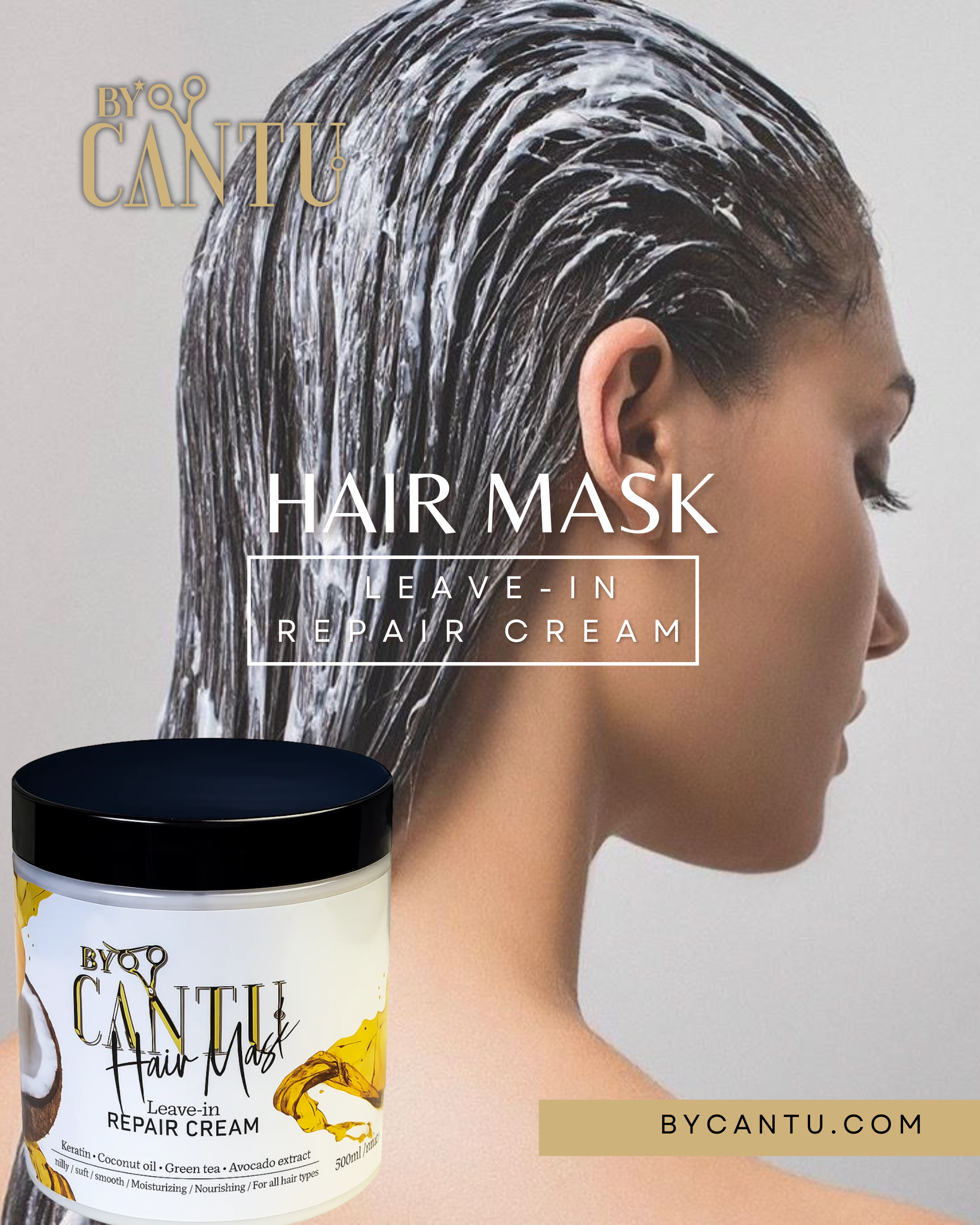 Hair Mask Leave-In Repair Cream – Intensive Hydration and Deep Repair for Dry and Damaged Hair