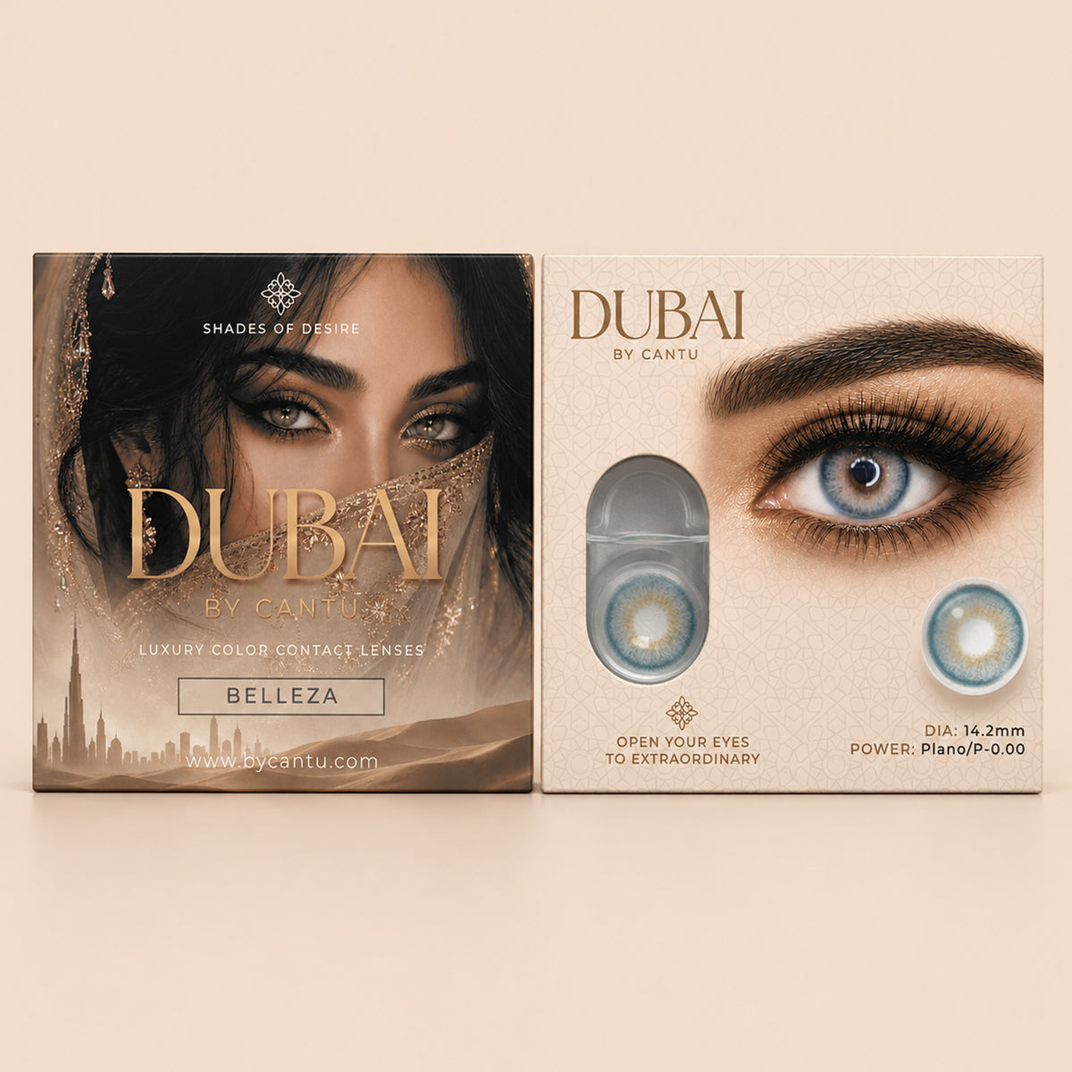 Dubai by Cantu – Belleza | Lentes de Contacto de Color 14.2 mm