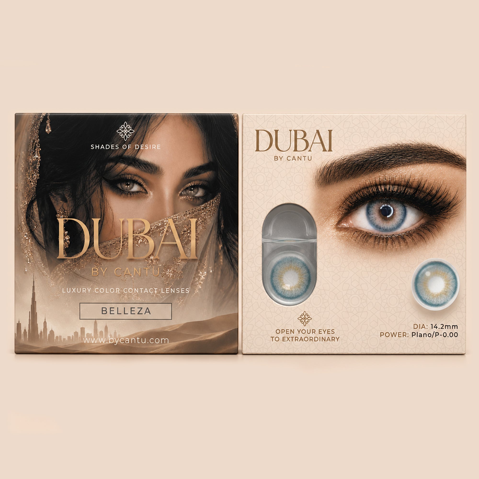 Dubai by Cantu – Belleza | Lentes de Contacto de Color 14.2 mm