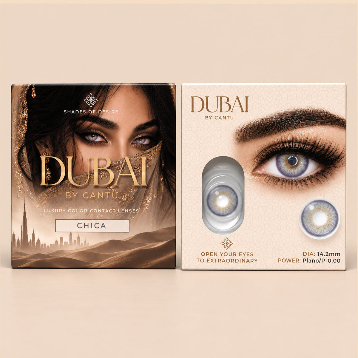 Dubai by Cantu – Chica | Lentes de Contacto de Color 14.2 mm