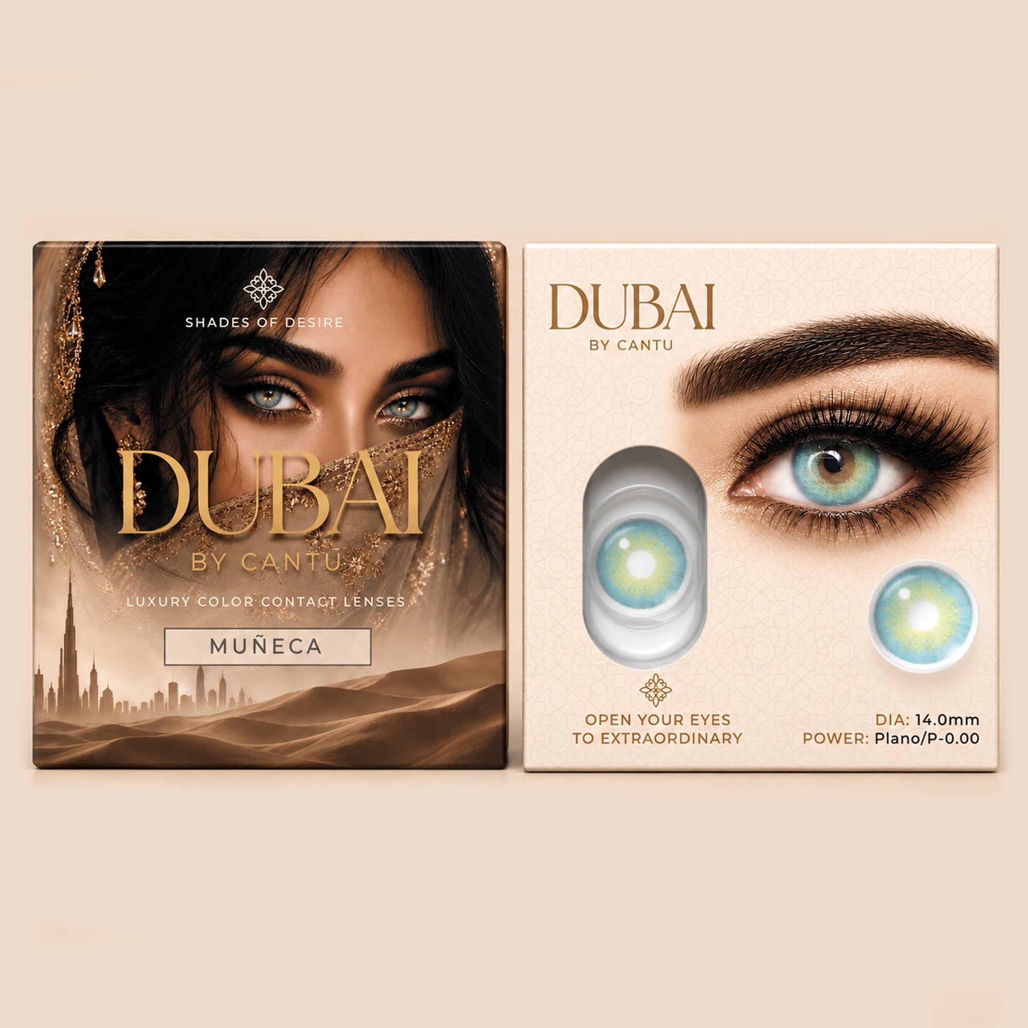 Dubai by Cantu – Muñeca | Lentes de Contacto de Color 14.0 mm